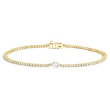 Pear Cut Tennis Bracelet - Intou