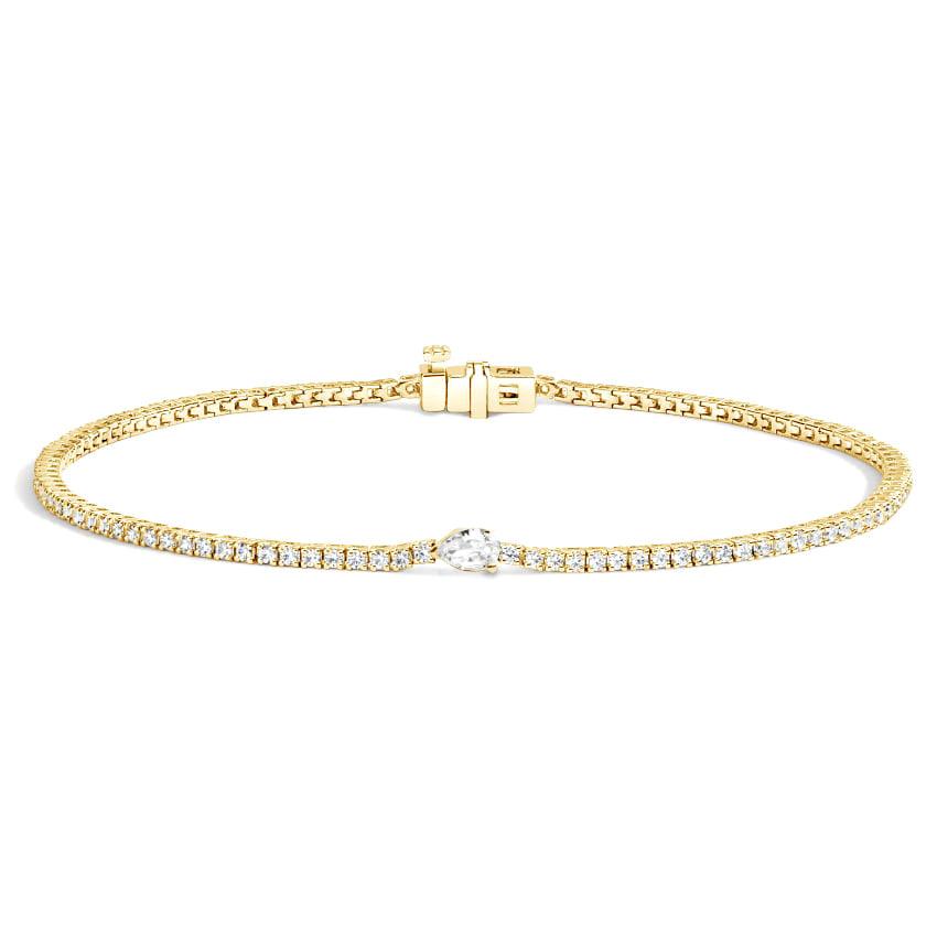 Pear Cut Tennis Bracelet - Intou