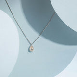 Pear Halo Lab-Grown Diamond Pendant - Intou