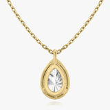 Pear Halo Lab-Grown Diamond Pendant - Intou