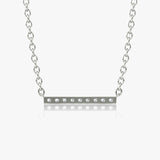 Petite Pavé Bar Necklace - Intou