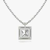 Princess Halo Lab-Grown Diamond Pendant - Intou