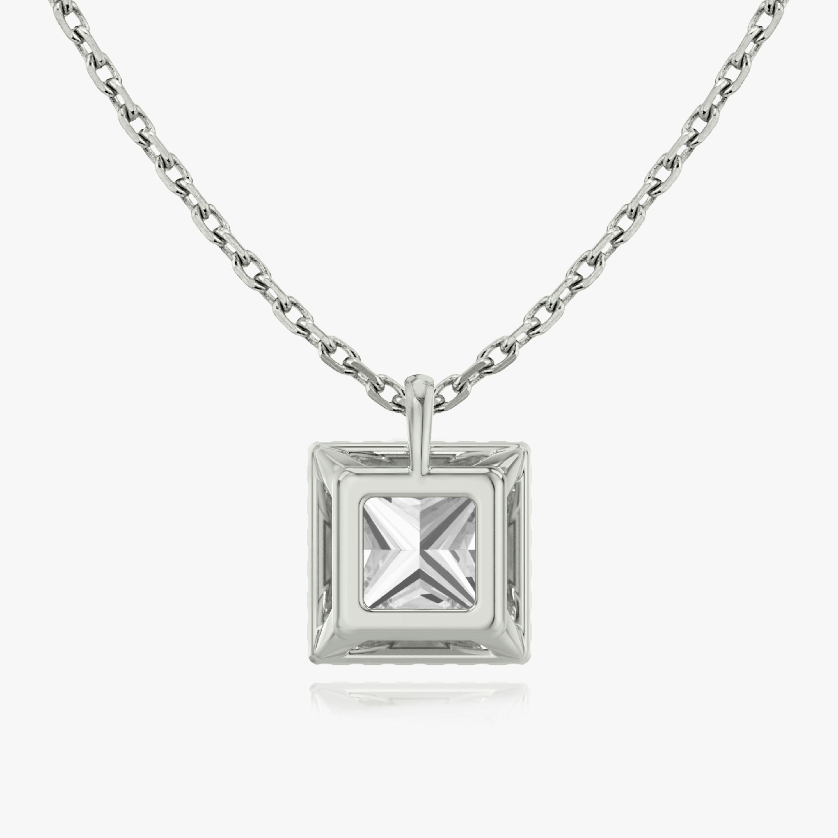 Princess Halo Lab-Grown Diamond Pendant - Intou