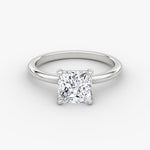 Princess Solitaire Engagement Ring - Intou