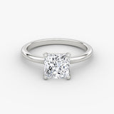 Princess Solitaire Engagement Ring - Intou