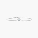 Round Halo Diamond Bracelet - Intou