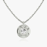 Round Halo Lab-Grown Diamond Pendant - Intou