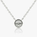 Round Pavé Necklace - Intou