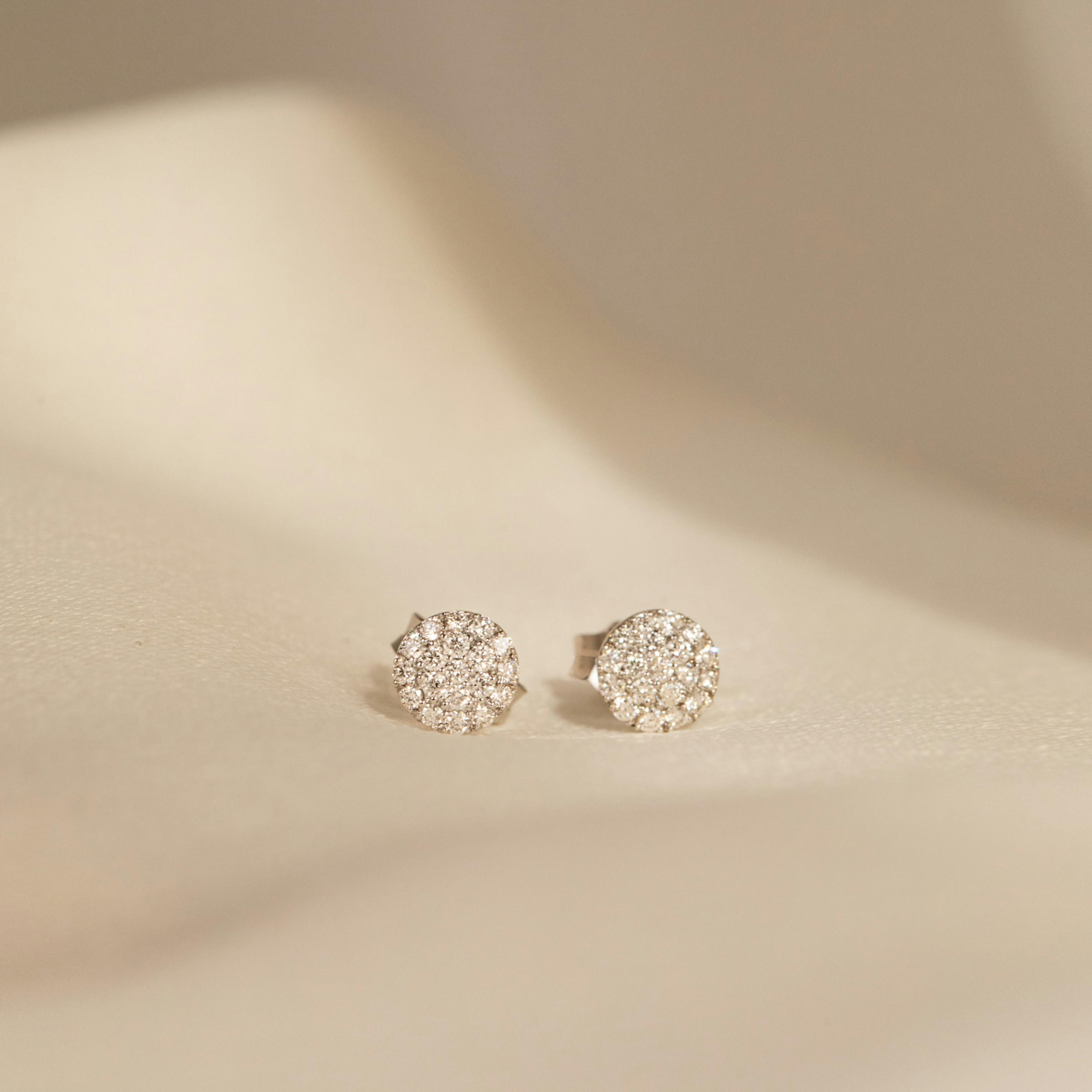 Round Pave Stud - Intou