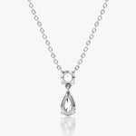 Signature Pear Cut Duo Drop Necklace - Intou