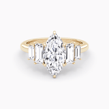 The Five Stone Heirloom Marquise Engagement Ring - Intou