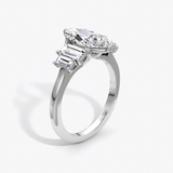 The Five Stone Heirloom Marquise Engagement Ring - Intou