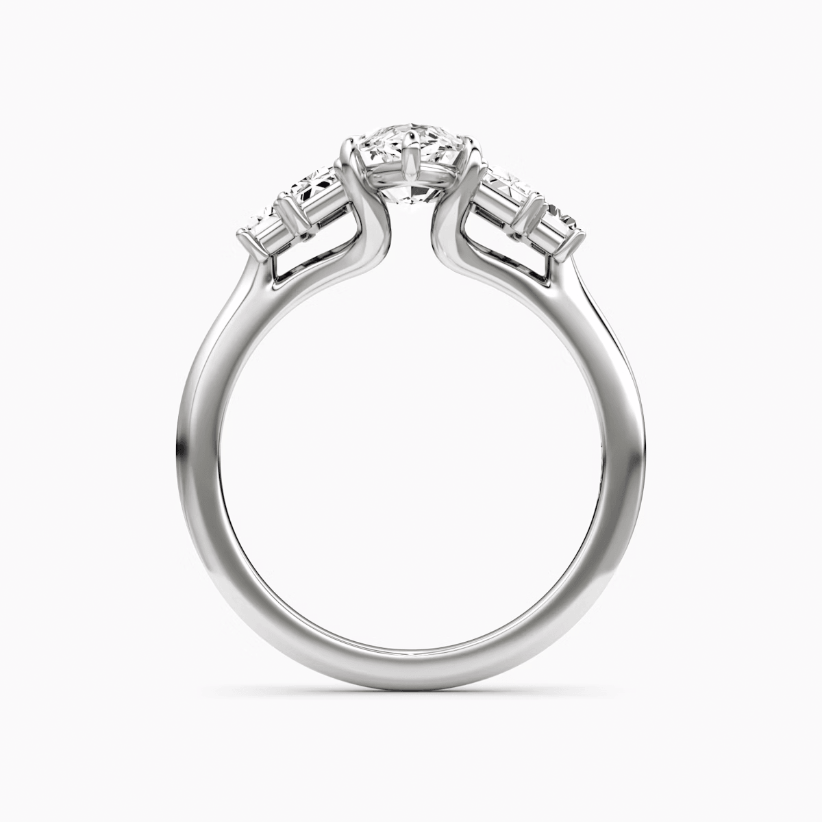 The Five Stone Heirloom Marquise Engagement Ring - Intou