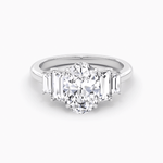 The Five Stone Heirloom Oval Engagement Ring - Intou