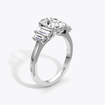 The Five Stone Heirloom Oval Engagement Ring - Intou