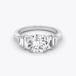 The Five Stone Heirloom Round Engagement Ring - Intou