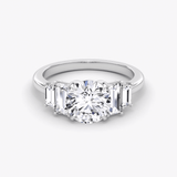 The Five Stone Heirloom Round Engagement Ring - Intou