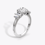 The Five Stone Heirloom Round Engagement Ring - Intou