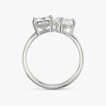 The Toi et Moi Emerald and Pear Engagement Ring - Intou