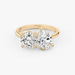 The Toi et Moi Round and Pear Engagement Ring - Intou