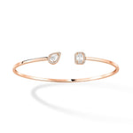 Toi et Moi Halo Bangle Bracelet - Intou