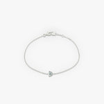 Trillion Bezel Solitaire Bracelet - Intou