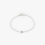 Trillion Bezel Solitaire Bracelet - Intou