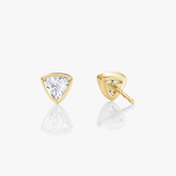 Trillion Bezel Solitaire Stud - Intou