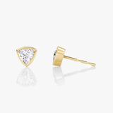 Trillion Bezel Solitaire Stud - Intou