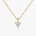 Trillion Petite Solitaire Pendant - Intou