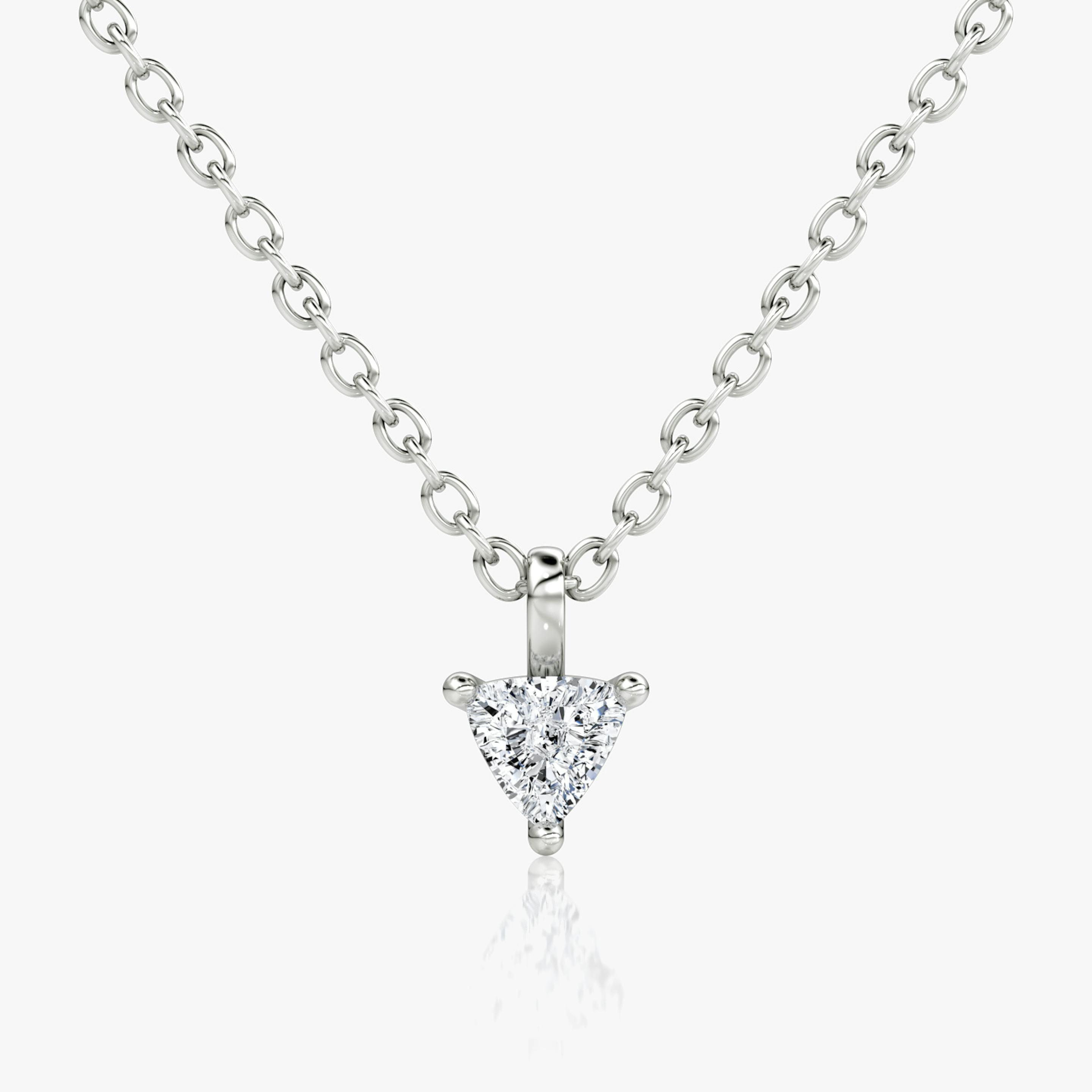 Trillion Petite Solitaire Pendant - Intou