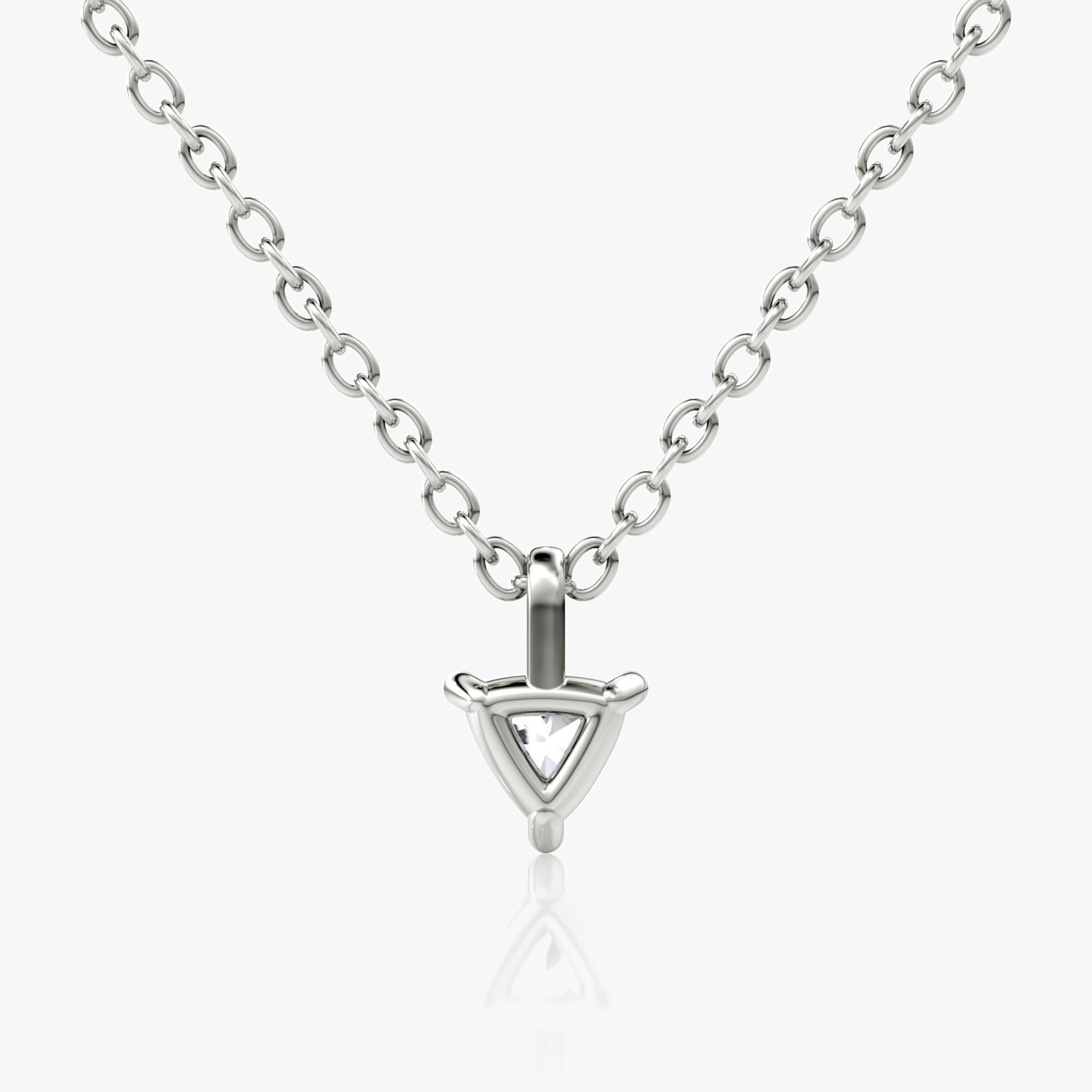 Trillion Petite Solitaire Pendant - Intou