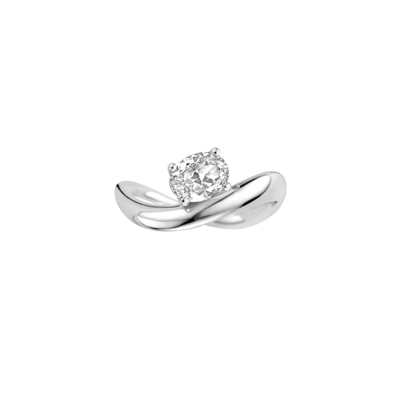 Wave Oval Ring - Intou