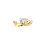 Wave Pear Ring - Intou