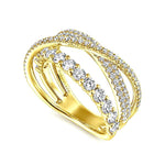 Yolanda Cross Diamond Ring - Intou