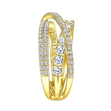 Yolanda Cross Diamond Ring - Intou