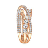 Yolanda Cross Diamond Ring - Intou